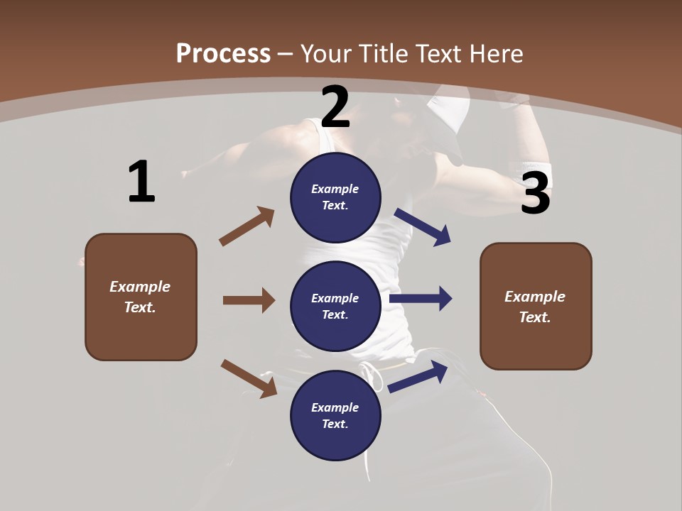 Boy Young Aerobics PowerPoint Template