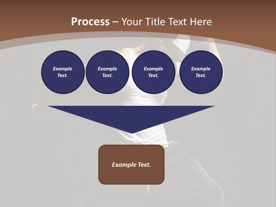 Boy Young Aerobics PowerPoint Template