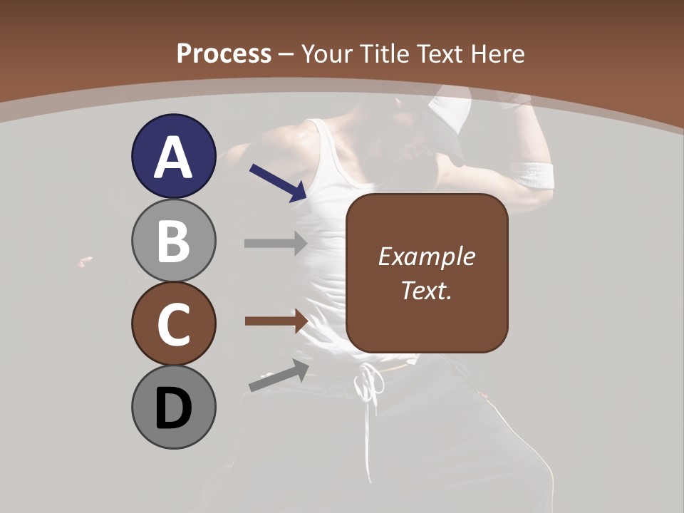 Boy Young Aerobics PowerPoint Template