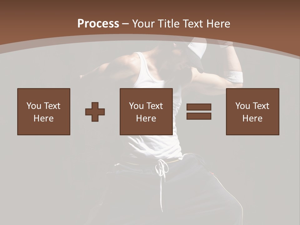 Boy Young Aerobics PowerPoint Template
