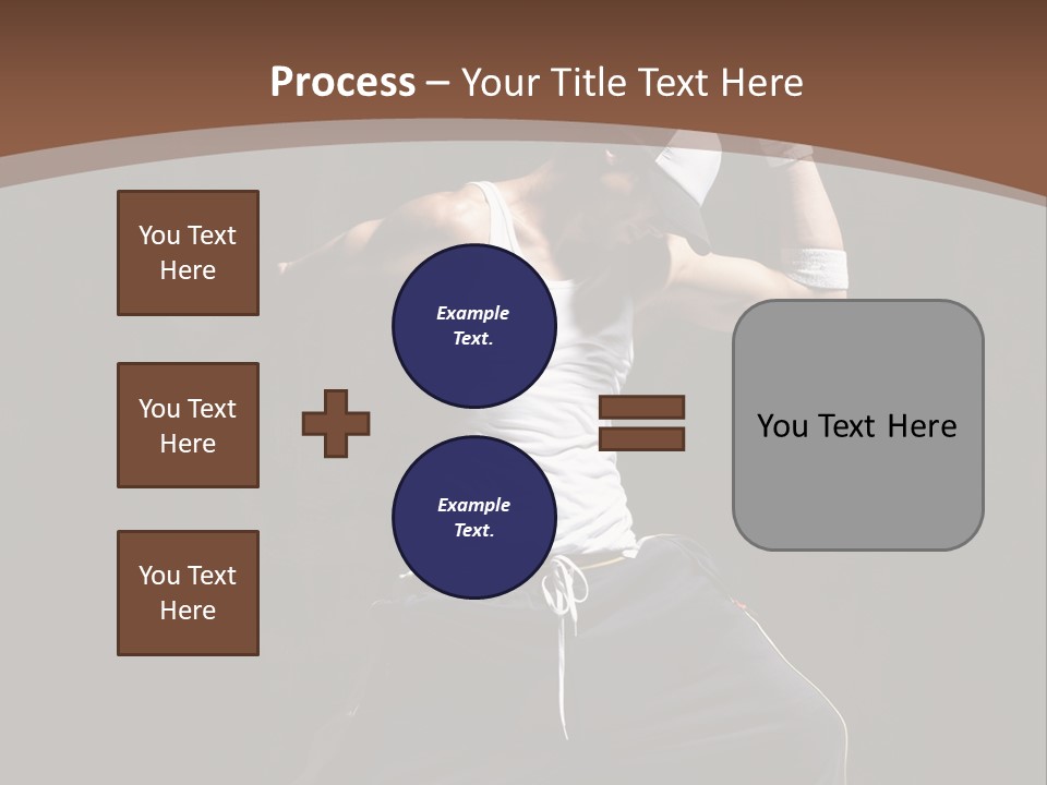 Boy Young Aerobics PowerPoint Template