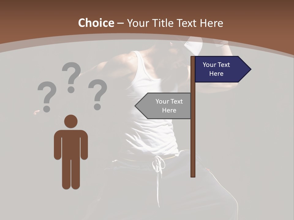 Boy Young Aerobics PowerPoint Template