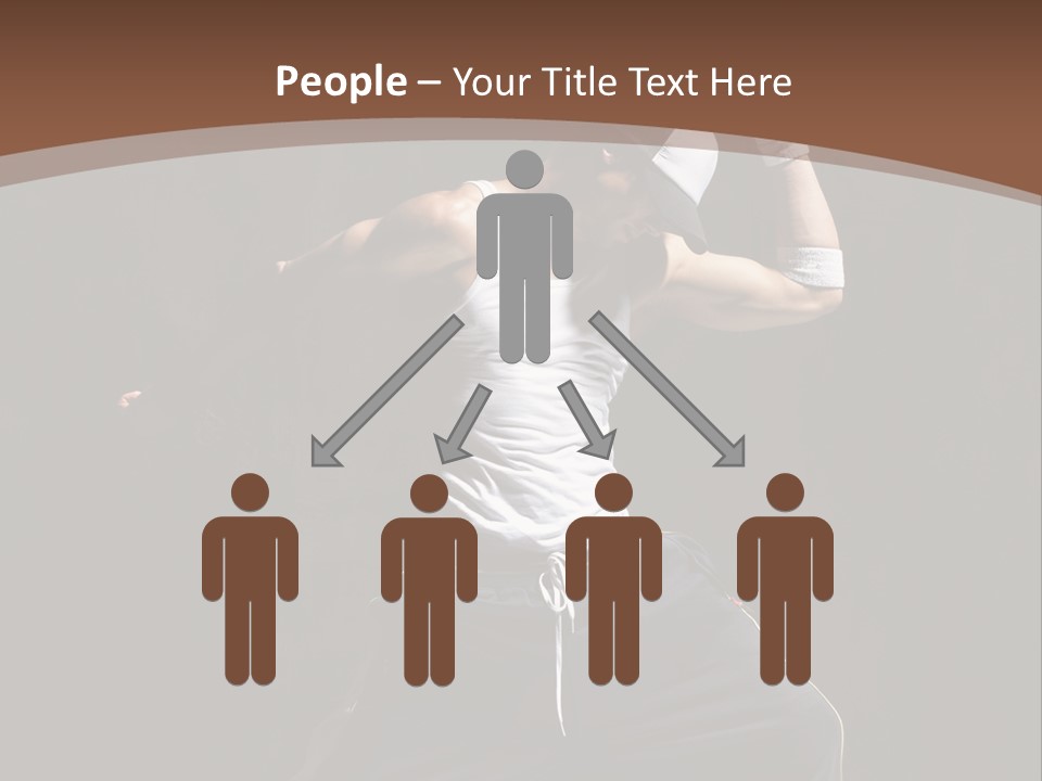 Boy Young Aerobics PowerPoint Template