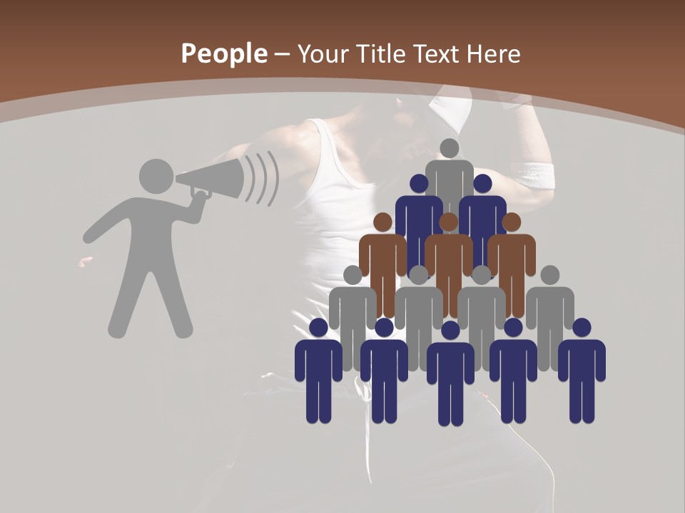 Boy Young Aerobics PowerPoint Template