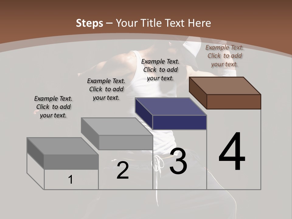 Boy Young Aerobics PowerPoint Template