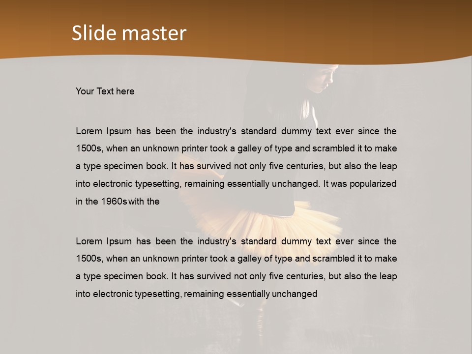 Teenager Cool Woman PowerPoint Template