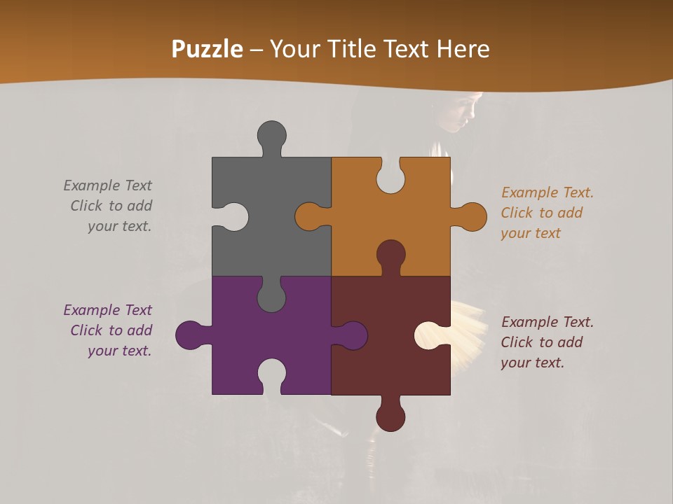 Teenager Cool Woman PowerPoint Template