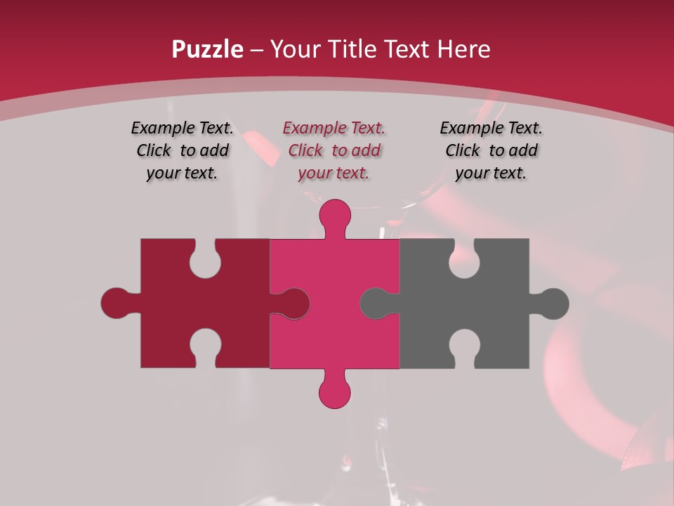 Red Wine On Black Background PowerPoint Template