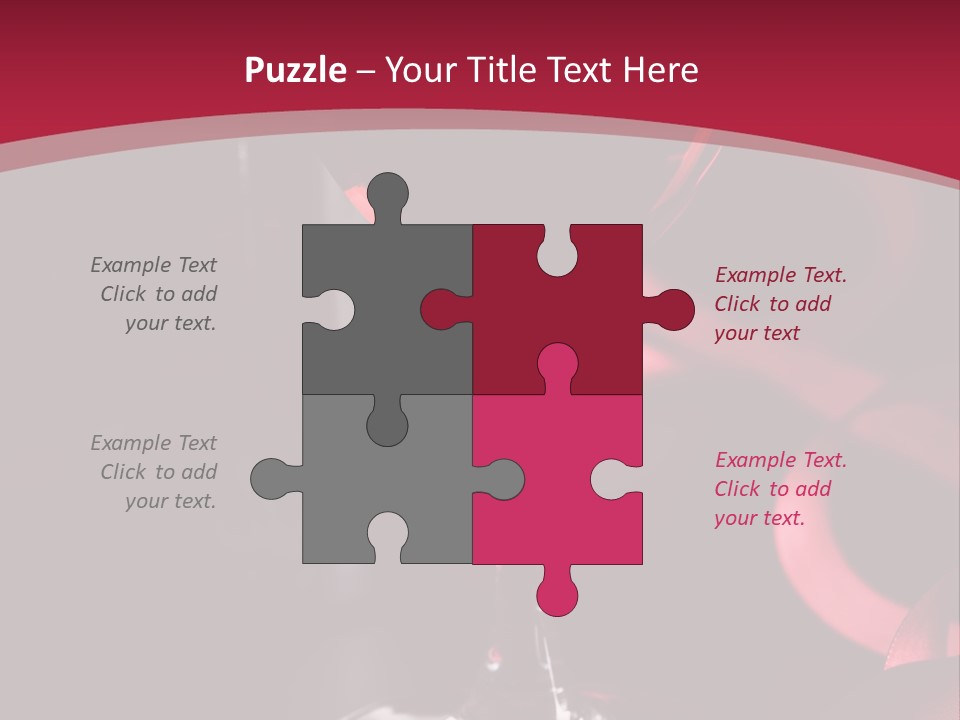 Red Wine On Black Background PowerPoint Template