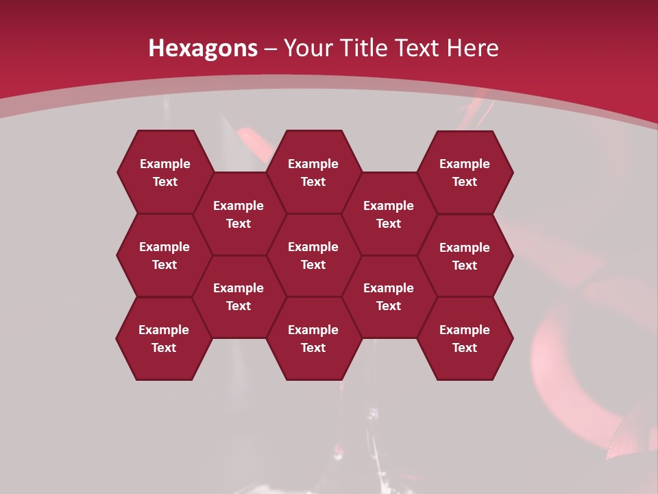 Red Wine On Black Background PowerPoint Template