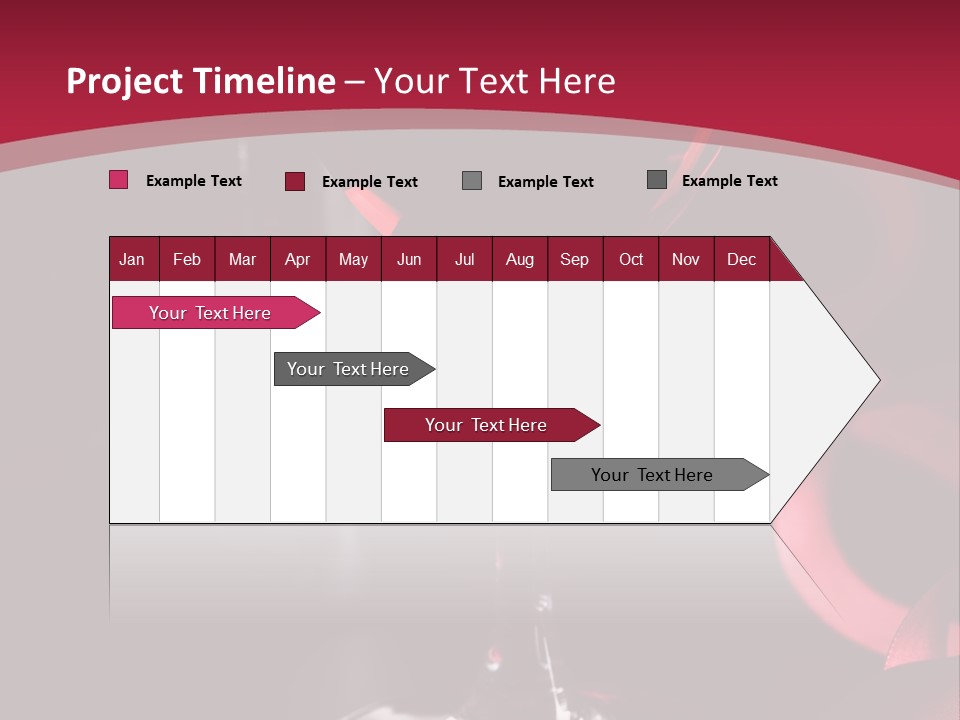 Red Wine On Black Background PowerPoint Template