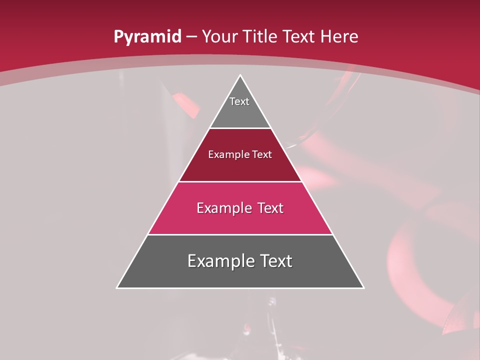 Red Wine On Black Background PowerPoint Template