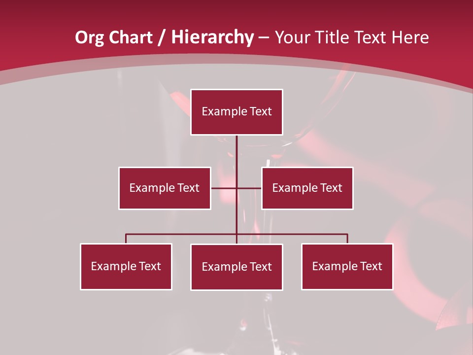 Red Wine On Black Background PowerPoint Template