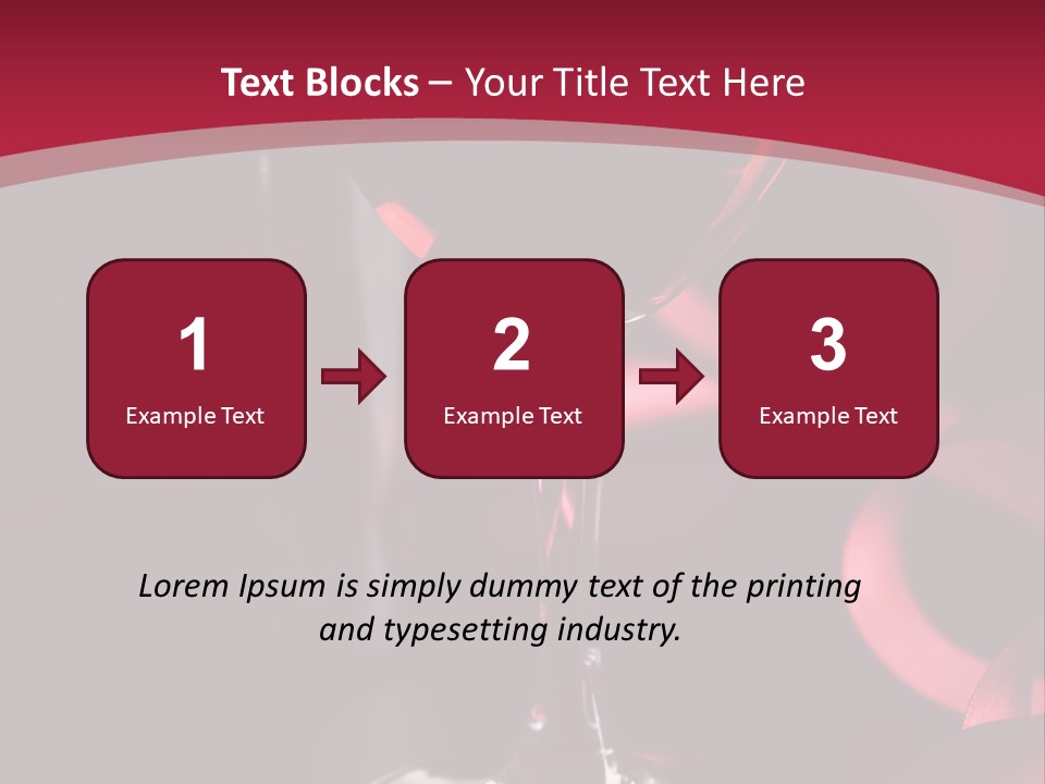 Red Wine On Black Background PowerPoint Template