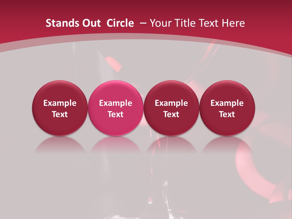 Red Wine On Black Background PowerPoint Template