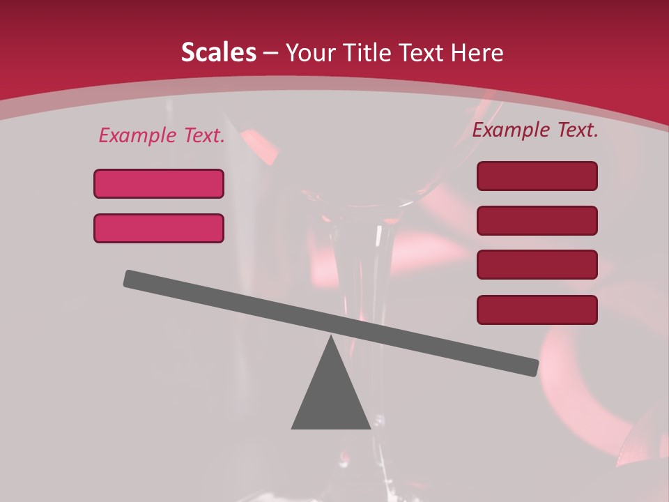 Red Wine On Black Background PowerPoint Template