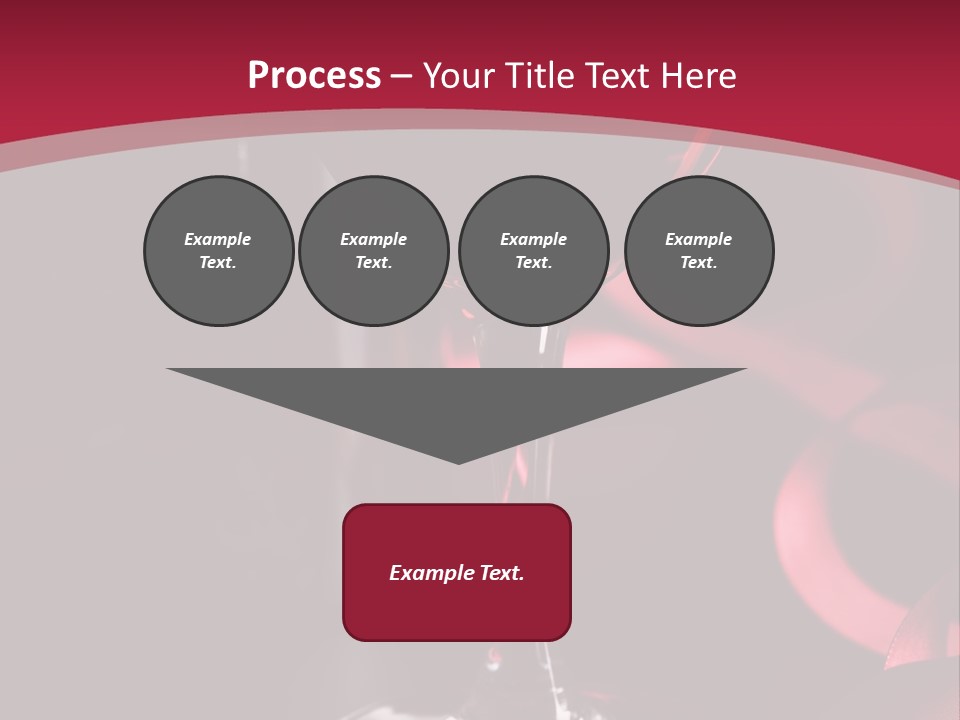 Red Wine On Black Background PowerPoint Template