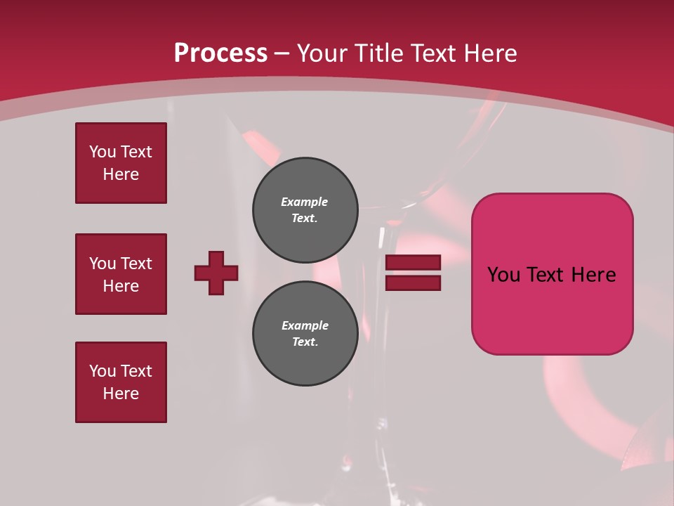 Red Wine On Black Background PowerPoint Template