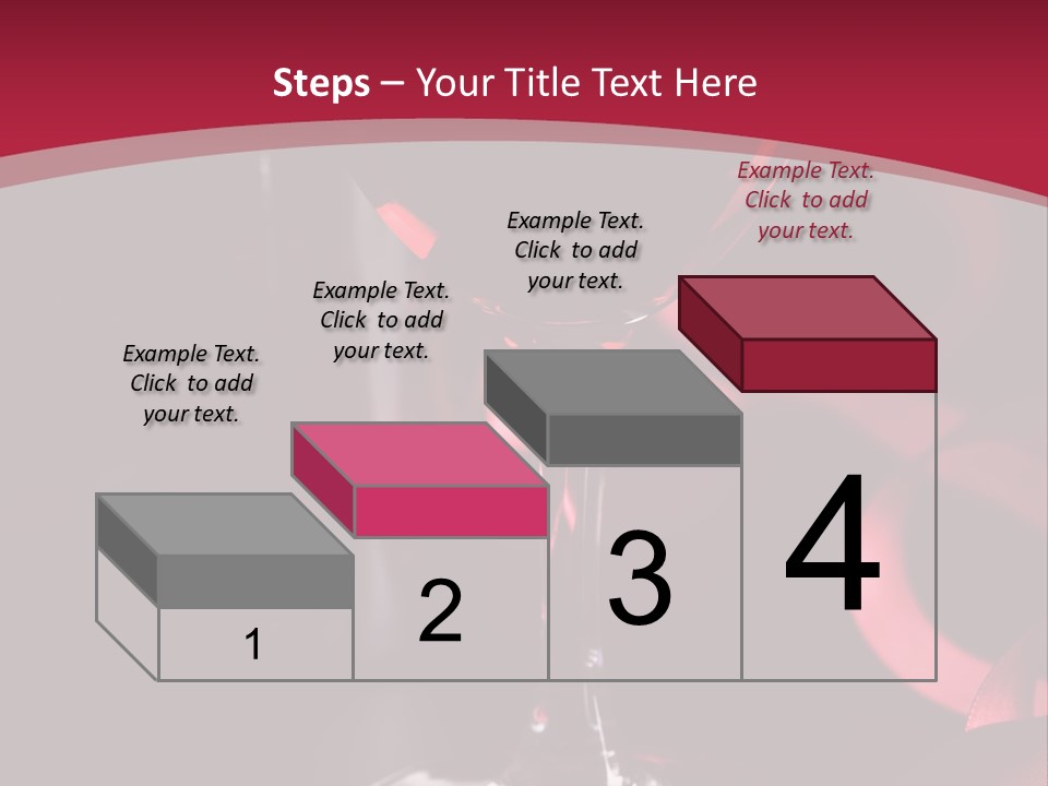 Red Wine On Black Background PowerPoint Template