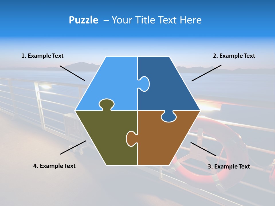 Board Cruise Ship PowerPoint Template