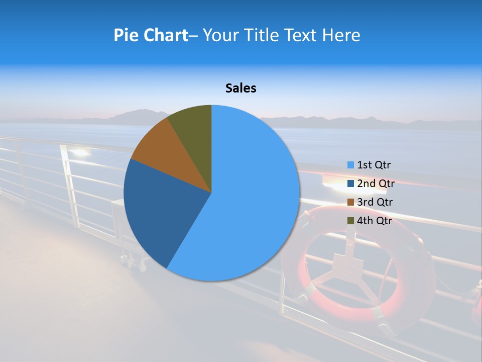 Board Cruise Ship PowerPoint Template