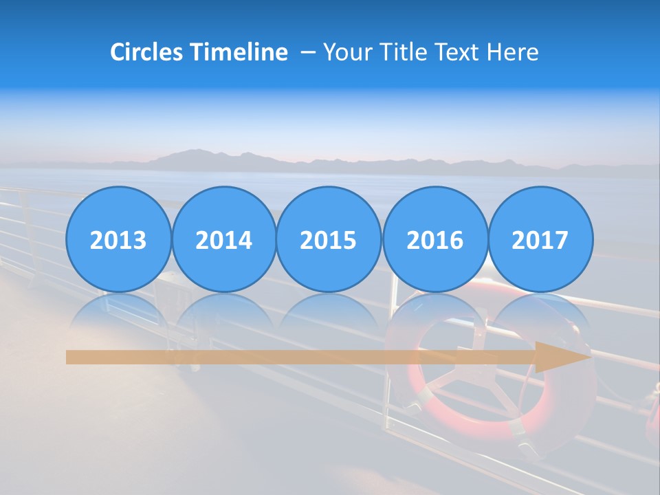Board Cruise Ship PowerPoint Template