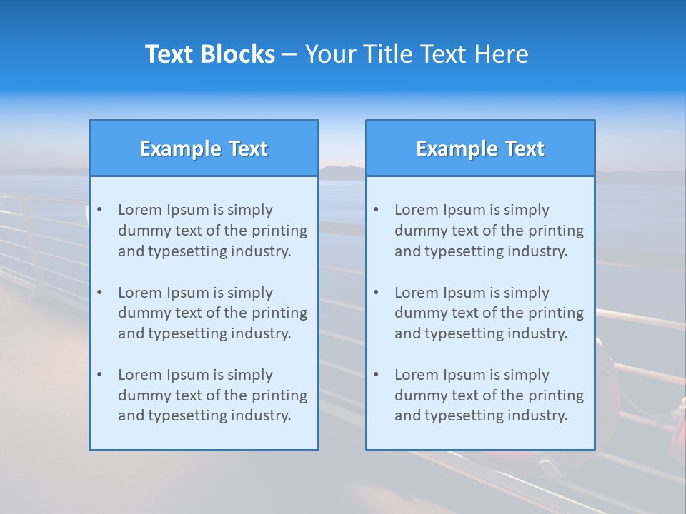 Board Cruise Ship PowerPoint Template