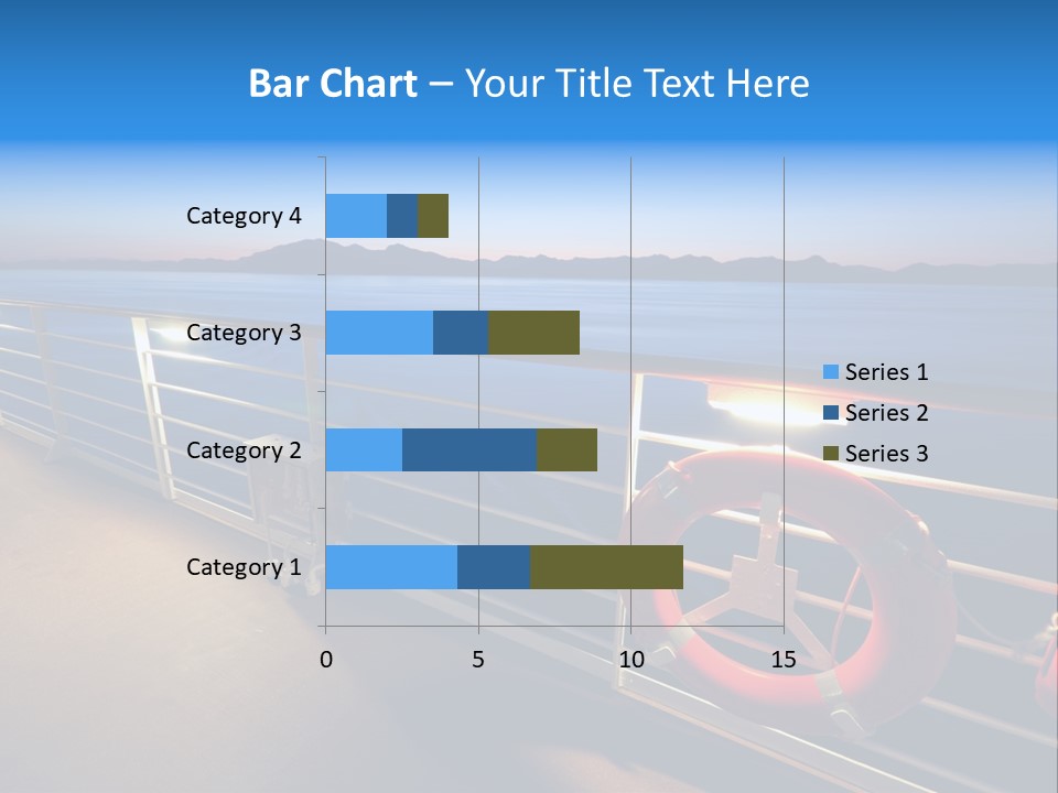 Board Cruise Ship PowerPoint Template