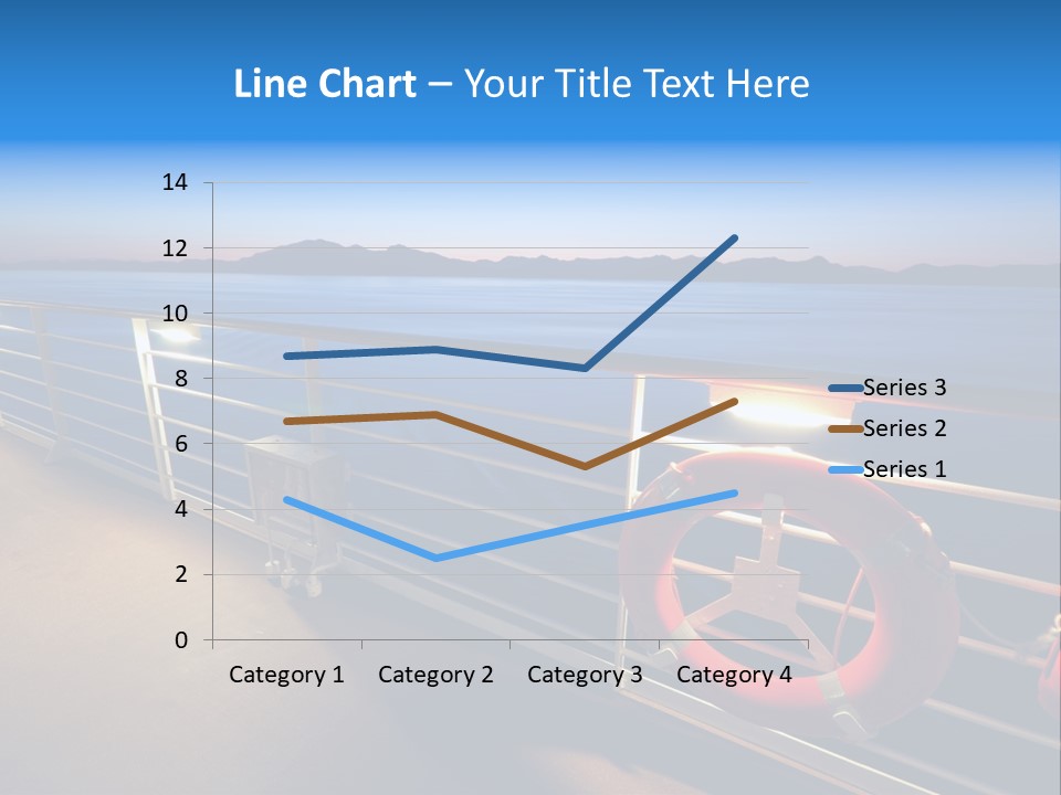 Board Cruise Ship PowerPoint Template