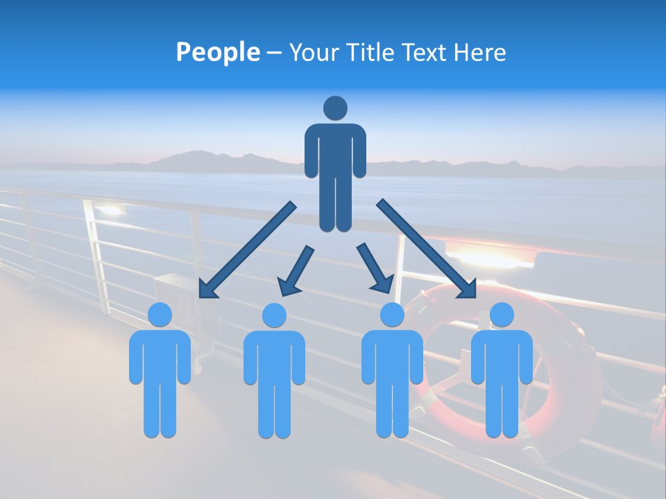 Board Cruise Ship PowerPoint Template