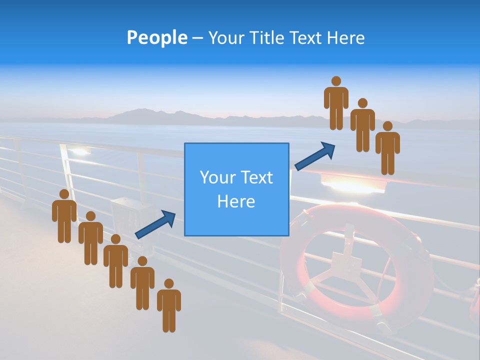 Board Cruise Ship PowerPoint Template