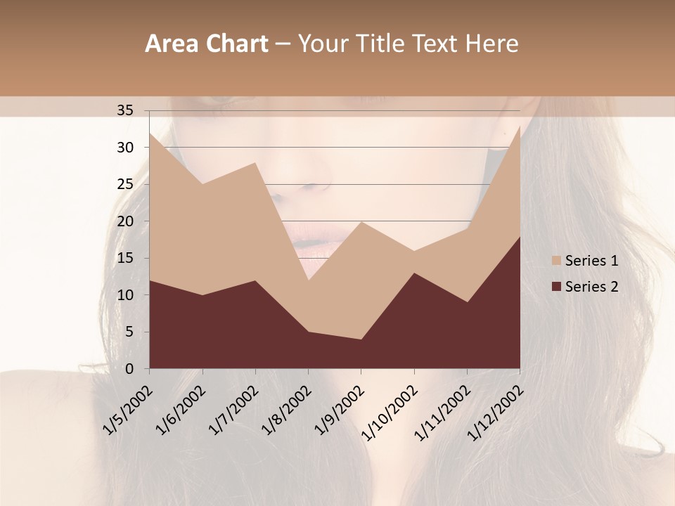 One Piece Human Hair Extensions Clip PowerPoint Template