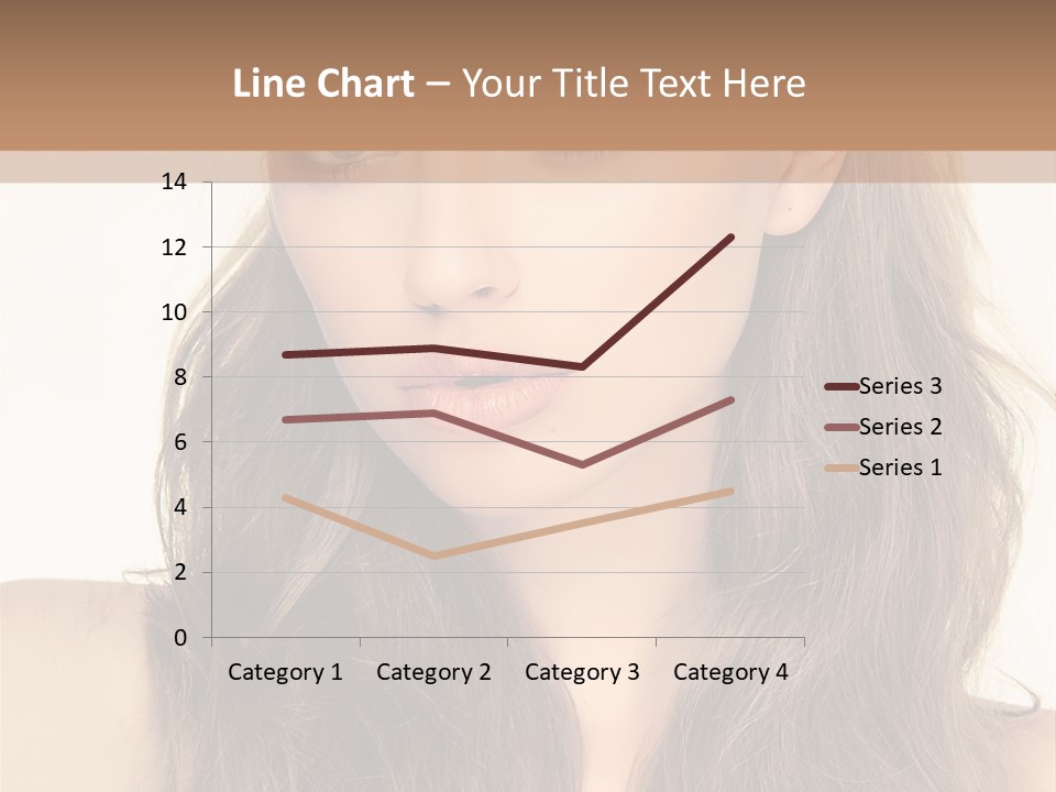 One Piece Human Hair Extensions Clip PowerPoint Template