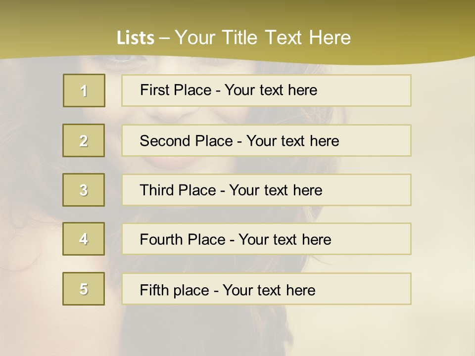 Autumn Portrait PowerPoint Template