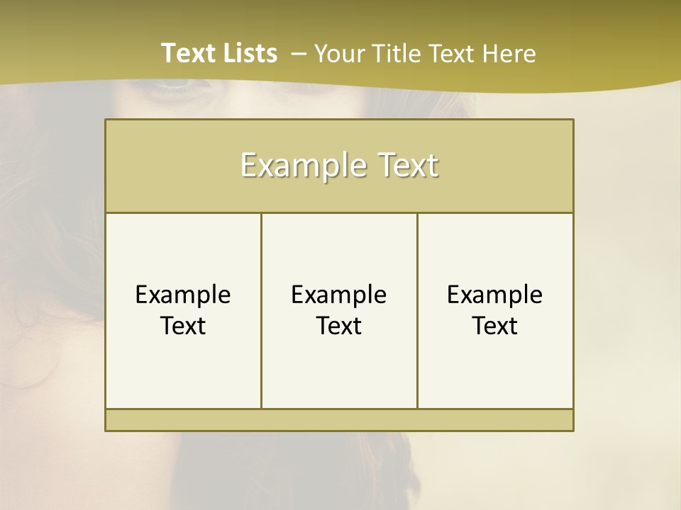 Autumn Portrait PowerPoint Template