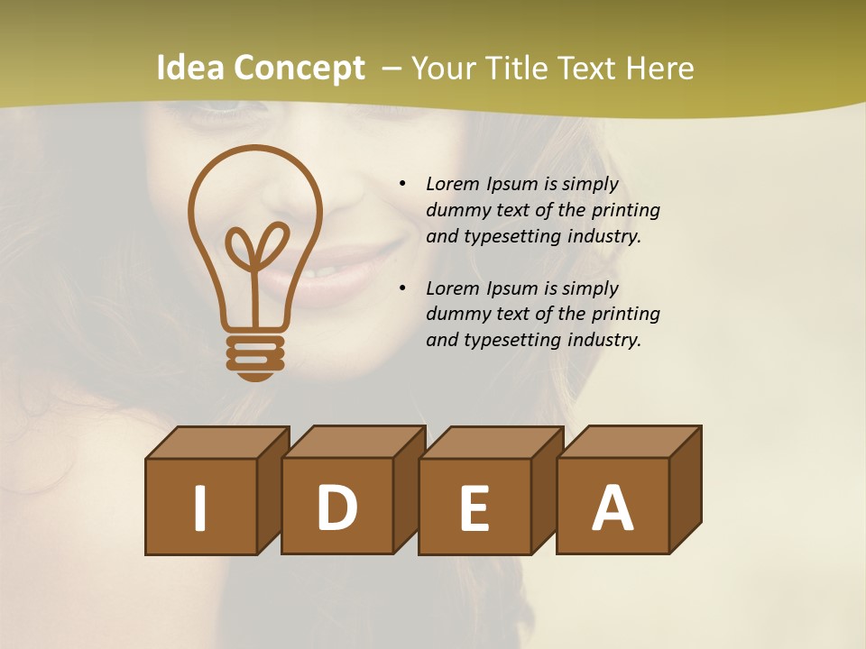 Autumn Portrait PowerPoint Template