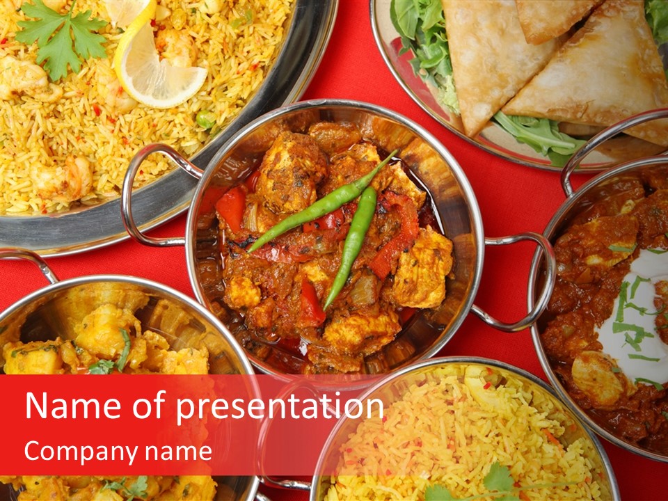 Indian Food PowerPoint Template