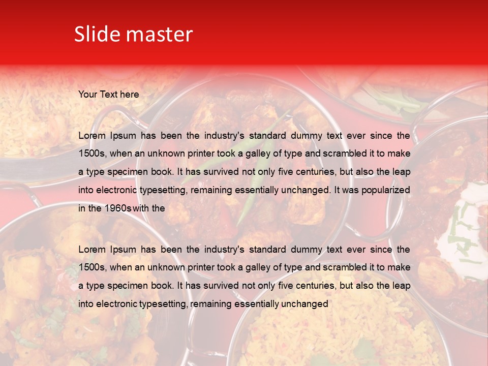 Indian Food PowerPoint Template