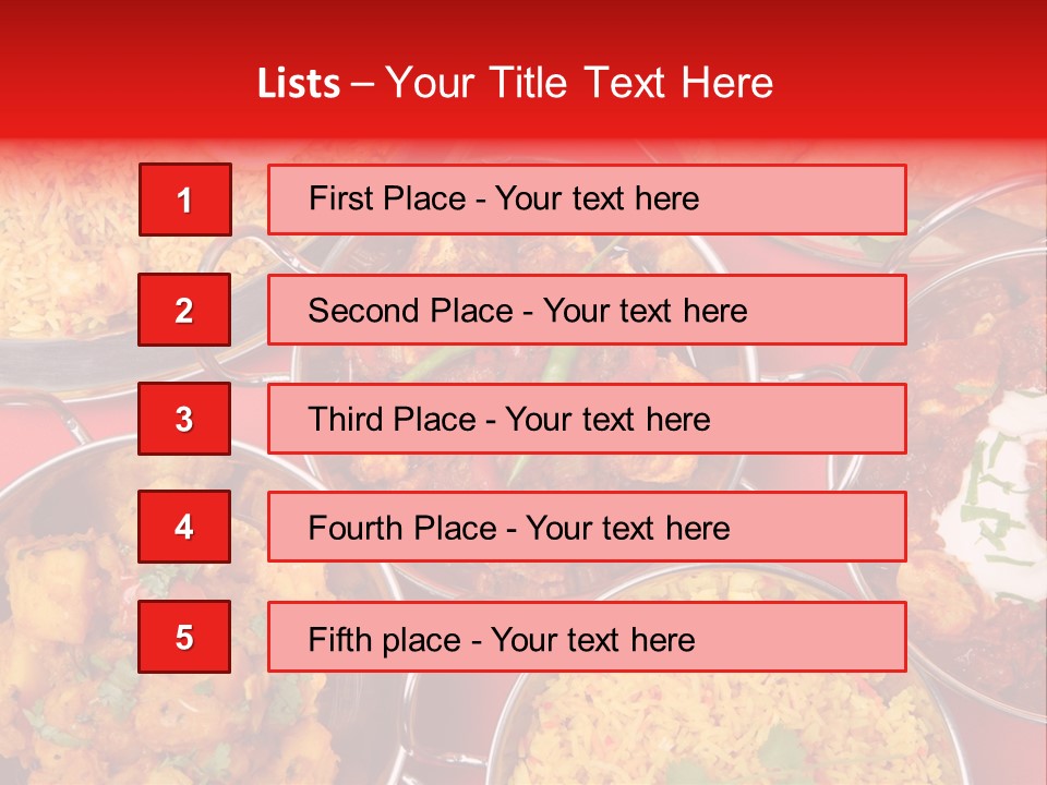 Indian Food PowerPoint Template