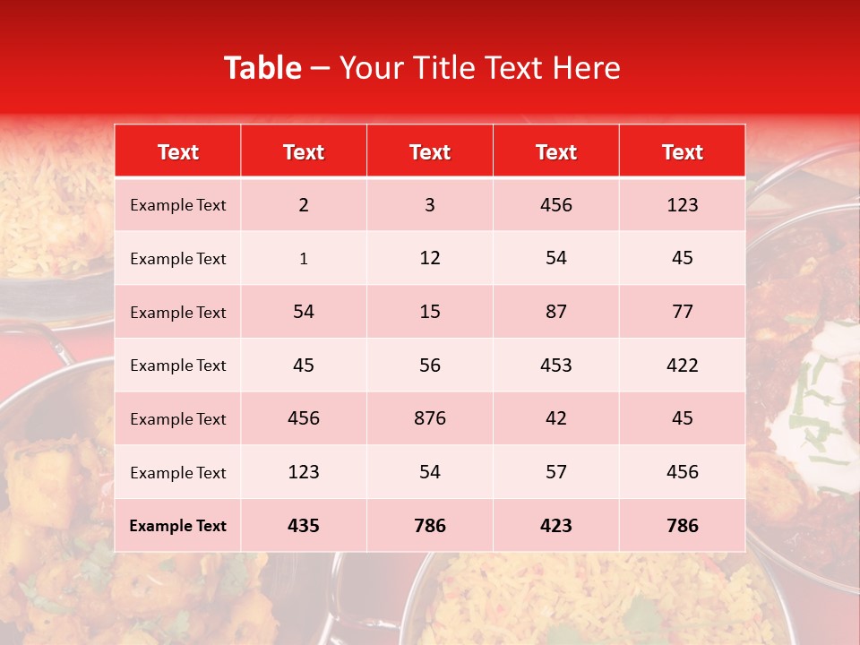 Indian Food PowerPoint Template