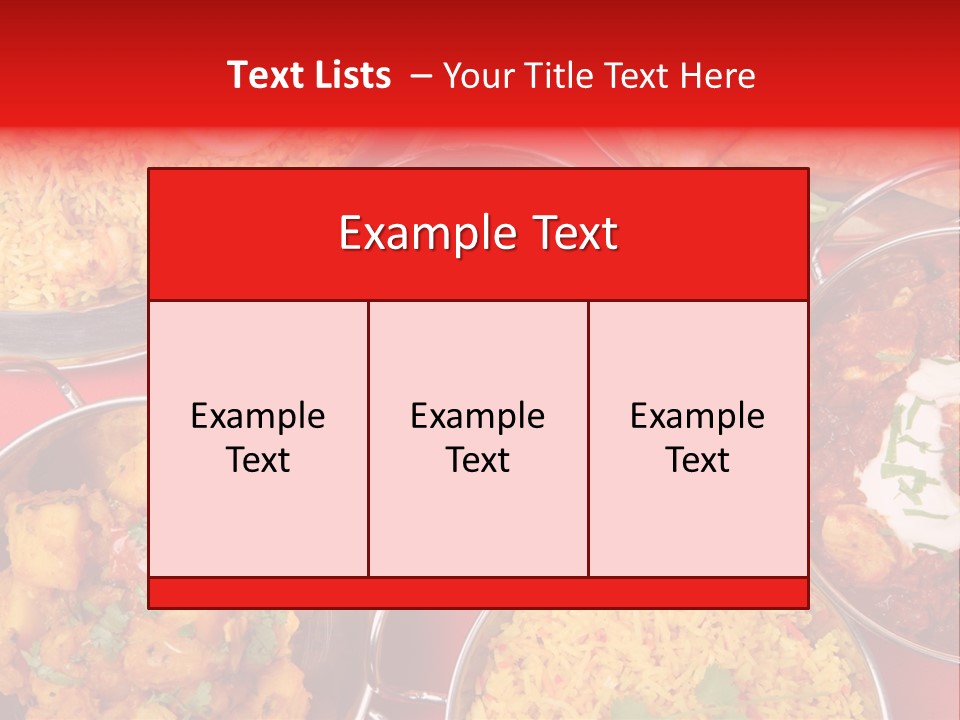 Indian Food PowerPoint Template