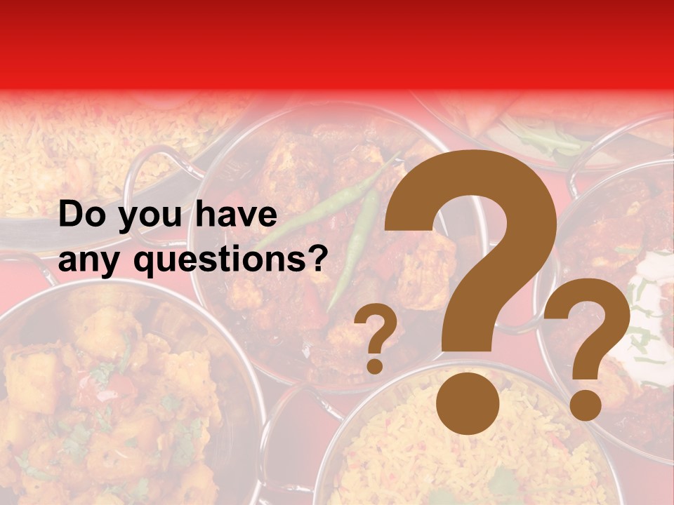 Indian Food PowerPoint Template