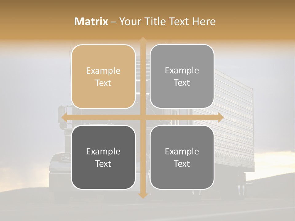 Truck Driving PowerPoint Template