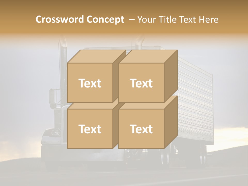 Truck Driving PowerPoint Template