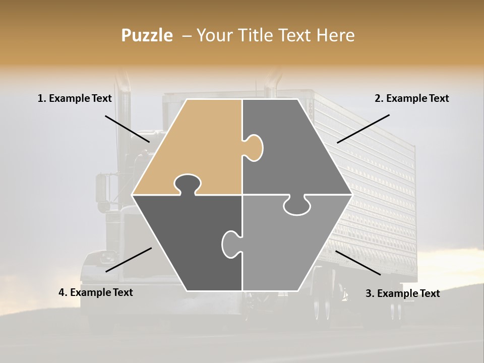 Truck Driving PowerPoint Template