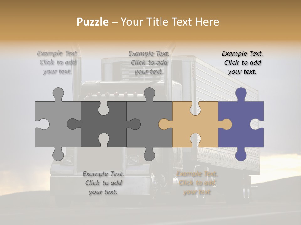 Truck Driving PowerPoint Template