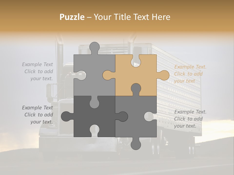 Truck Driving PowerPoint Template
