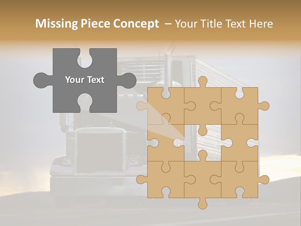 Truck Driving PowerPoint Template