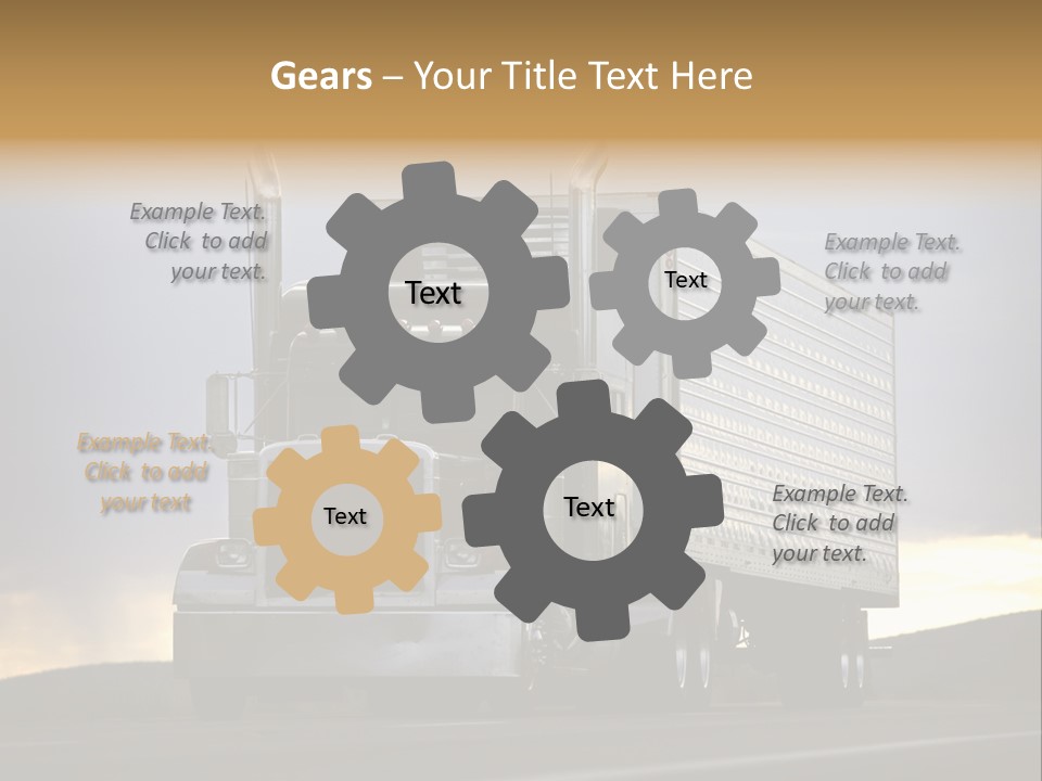 Truck Driving PowerPoint Template