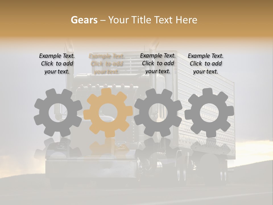Truck Driving PowerPoint Template